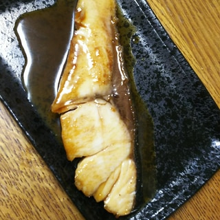 鰤の昆布つゆ焼き